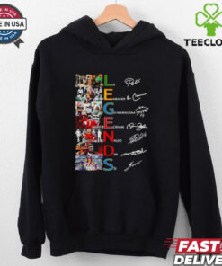 Legends Pele Beckenbauer Diego Maradona David Beckham Cristiano Ronaldo Paolo Maldini Lionel Messi shirt