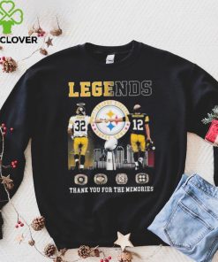 Legends Pittsburgh Steelers Harris And Bradshaw Thank You For The Memories T Shirt