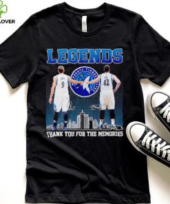 Legends Ricky Rubio Kevin Love thank you for the memories hoodie, sweater, longsleeve, shirt v-neck, t-shirt