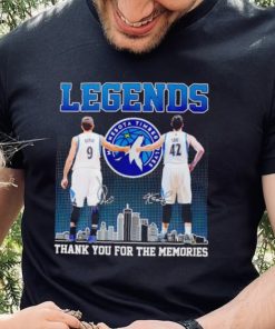 Legends Ricky Rubio Kevin Love thank you for the memories hoodie, sweater, longsleeve, shirt v-neck, t-shirt