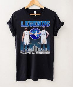 Legends Ricky Rubio Kevin Love thank you for the memories hoodie, sweater, longsleeve, shirt v-neck, t-shirt