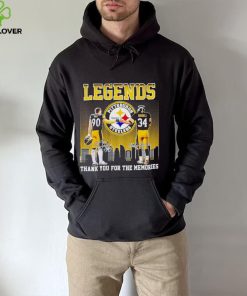 Legends T. J Watt and Andy Russell thank you for the memories shirt