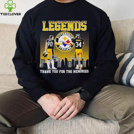Legends T. J Watt and Andy Russell thank you for the memories shirt