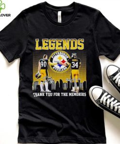 Legends T. J Watt and Andy Russell thank you for the memories shirt