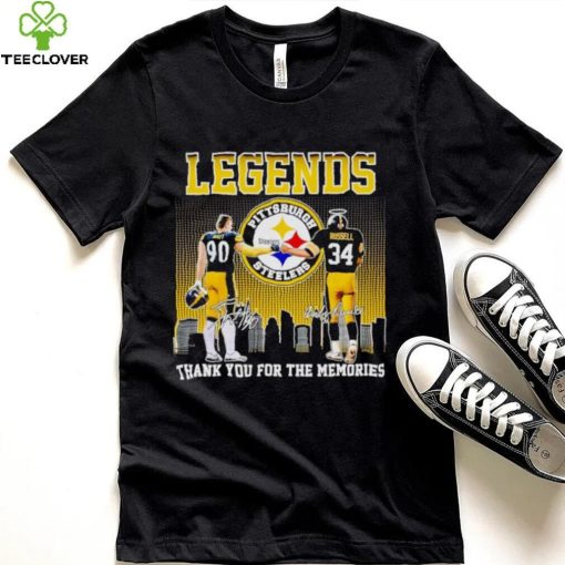 Legends T. J Watt and Andy Russell thank you for the memories shirt