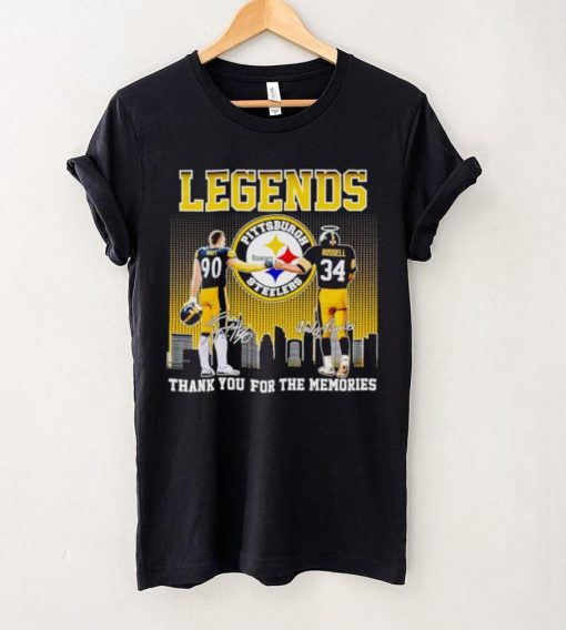 Legends T. J Watt and Andy Russell thank you for the memories shirt