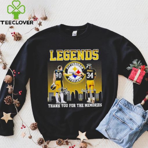 Legends T. J Watt and Andy Russell thank you for the memories shirt