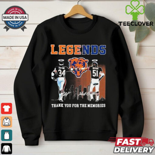 Legends Thank You For The Memories Shirt