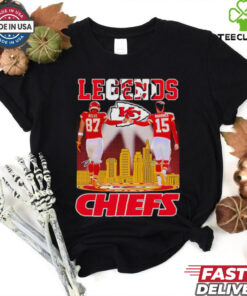 Legends Travis Kelce and Patrick Mahomes Chiefs shirt