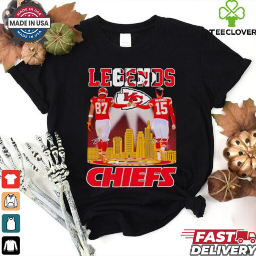 Legends Travis Kelce and Patrick Mahomes Chiefs shirt