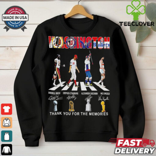 Legends Washington sports teams thank you for the memories shirt