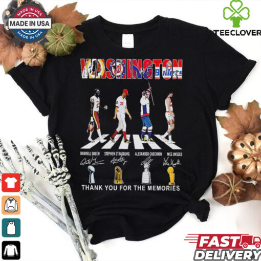 Legends Washington sports teams thank you for the memories shirt