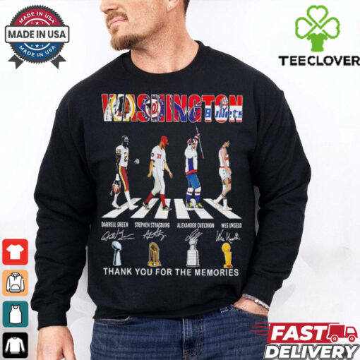 Legends Washington sports teams thank you for the memories shirt