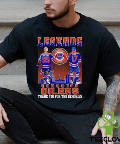 Legends Wayne Gretzky and Jari Kurri Edmonton Oilers thank you for the memories hoodie, sweater, longsleeve, shirt v-neck, t-shirt