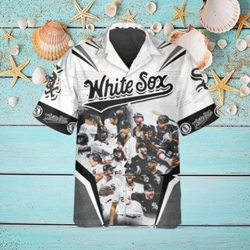 Legends White Sox Hawaiian Shirt, White Sox Aloha Shirt, MLB Hawaiian Shirt