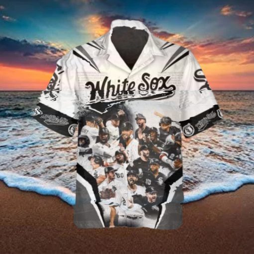 Legends White Sox Hawaiian Shirt, White Sox Aloha Shirt, MLB Hawaiian Shirt