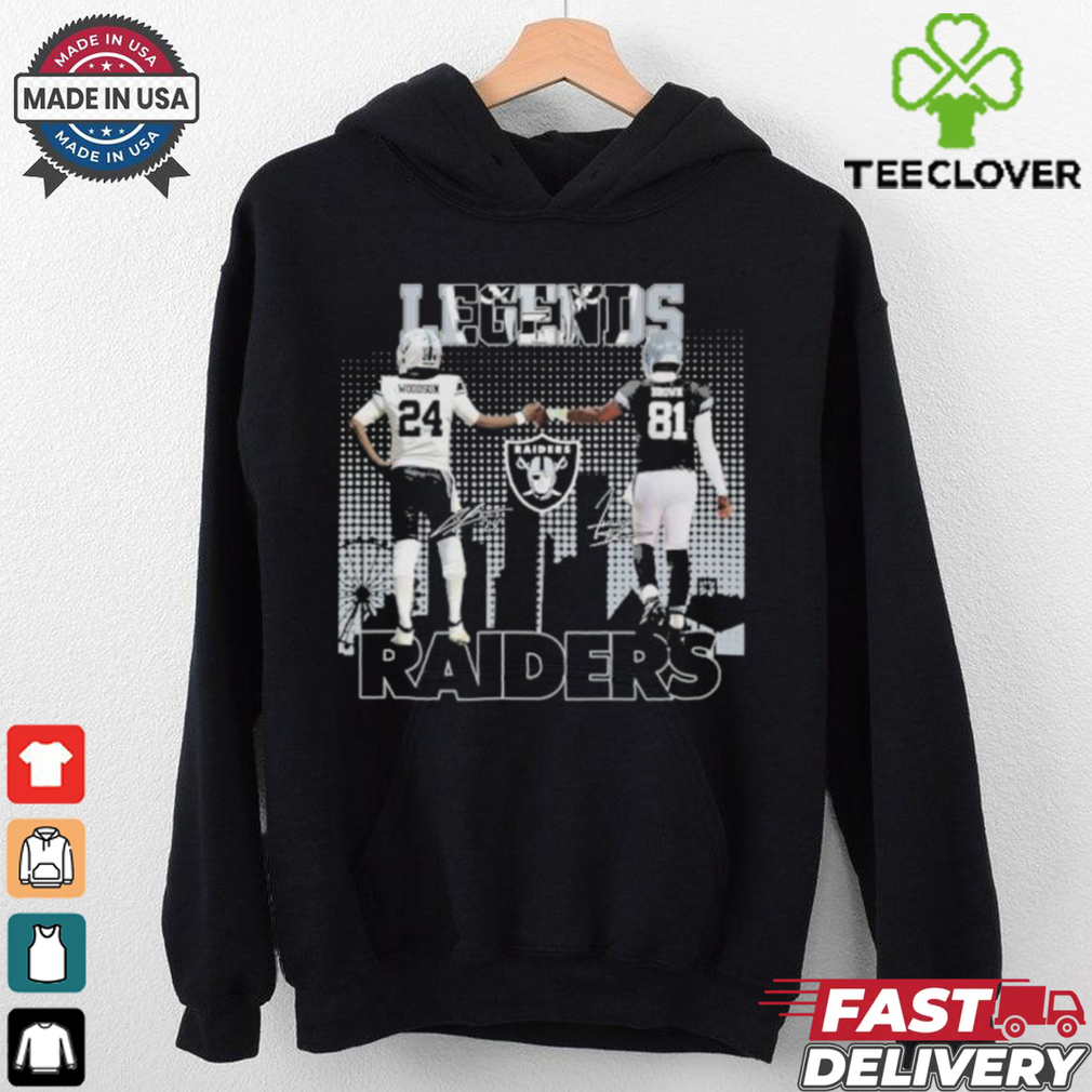 Legends Woodson And Brown Raiders Shirt Legends Woodson And Brown Raiders Shirt