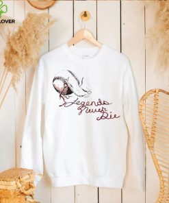 Legends never die script Sandlot hoodie, sweater, longsleeve, shirt v-neck, t-shirt