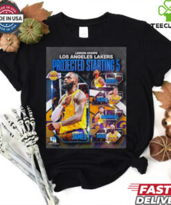 Legion hoops Los Angeles Lakers projected starting 5 shirt 1 Legion hoops Los Angeles Lakers projected starting 5 shirt