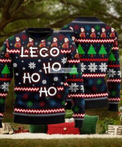 Lego Hohoho Blue Cool Ugly Christmas Sweater