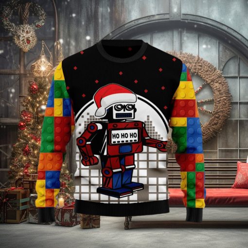 Lego Hohoho Lego Lover Colorful Ugly Christmas Sweater