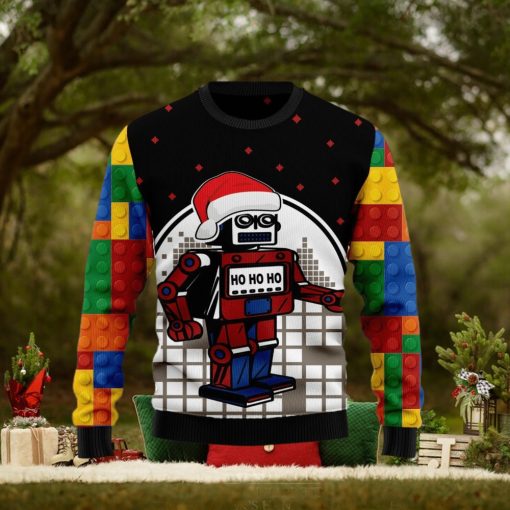 Lego Hohoho Lego Lover Colorful Ugly Christmas Sweater