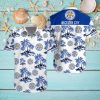 Tennessee Titans NFL Team With Flamingo Moon Pattern Button Down Hawaiian Shirt For Big Fans Custom Name