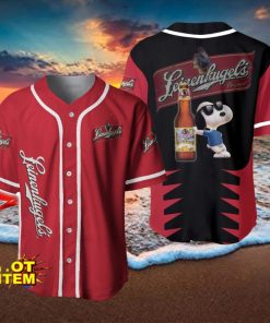 Leinenkugel’s Snoopy Baseball Jersey Shirt For Snoopy Lovers Gift Ideas