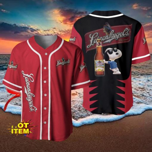 Leinenkugel’s Snoopy Baseball Jersey Shirt For Snoopy Lovers Gift Ideas