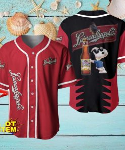 Leinenkugel’s Snoopy Baseball Jersey Shirt For Snoopy Lovers Gift Ideas