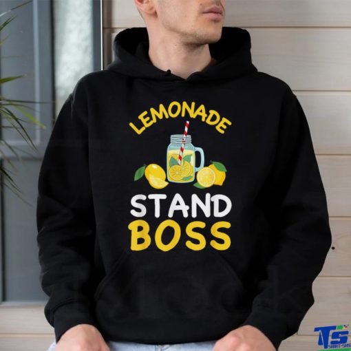 Lemonade Stand Boss Lemon Juice Summer Drink T Shirt