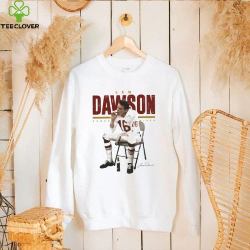Len Dawson Kansas City Chiefs smoking signature hoodie, sweater, longsleeve, shirt v-neck, t-shirt