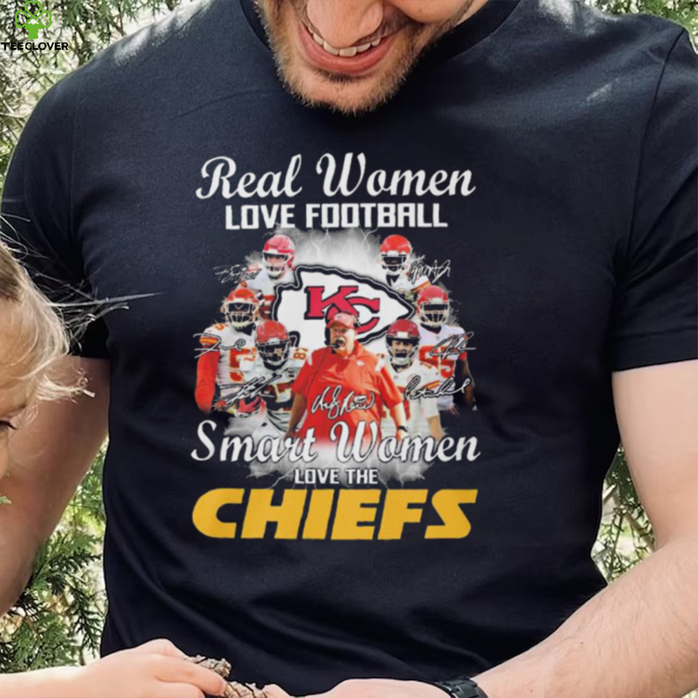 Len Dawson Real Women Love Football Smart Women Love The Chiefs Signatures shirt Len Dawson Real Women Love Football Smart Women Love The Chiefs Signatures shirt