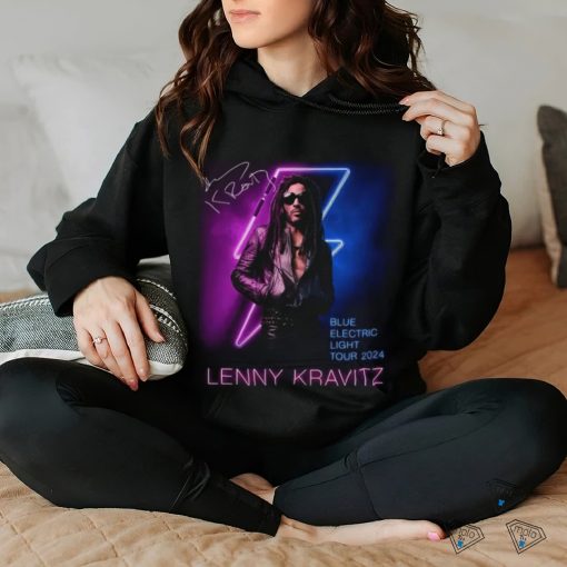Lenny Kravitz Electric Blue Light Tour 2024 Signature Unisex T Shirt