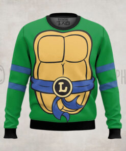 Leo Outfit Teenage Mutant Ninja Turtles Ugly Christmas Sweater
