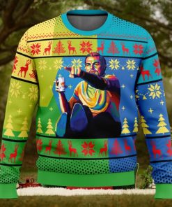 Leo Pointing Once Upon A Time Ugly Christmas Sweater