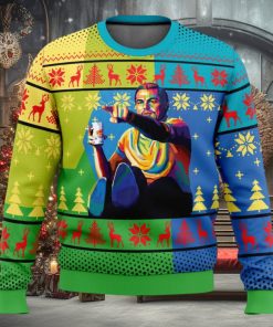 Leo Pointing Once Upon A Time Ugly Christmas Sweater