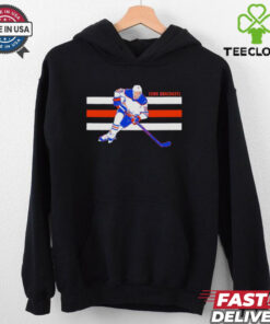 Leon Draisaitl Edmonton Oilers Hockey superstar stripe shirt