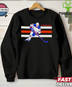 Leon Draisaitl Edmonton Oilers Hockey superstar stripe shirt