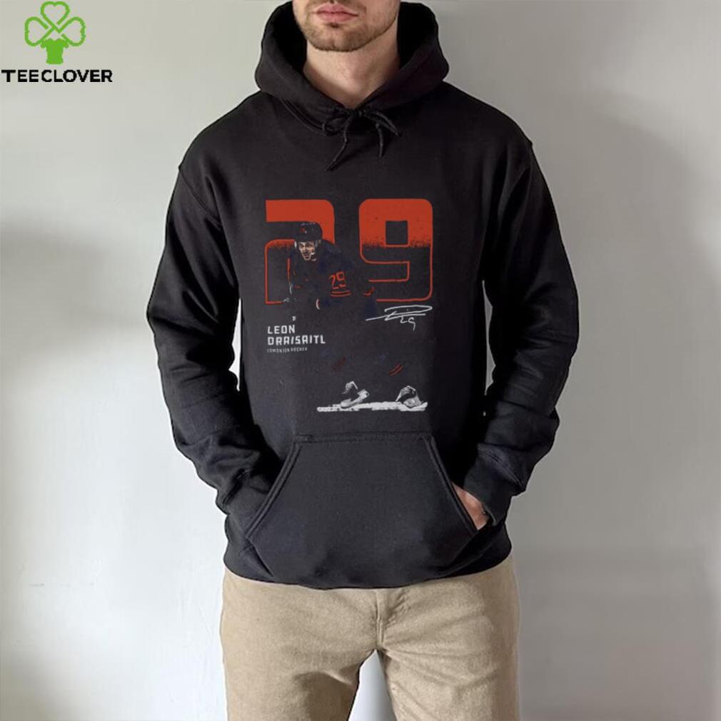 Leon Draisaitl Edmonton Outline T Shirt Leon Draisaitl Edmonton Outline T Shirt
