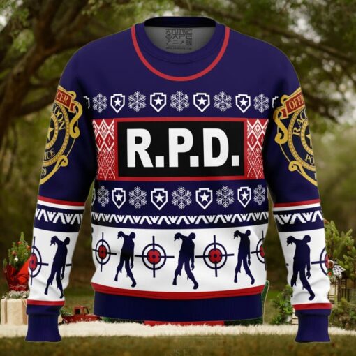 Leon Kennedy Bad Things Dead by Daylight Ugly Christmas Sweater