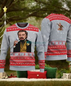 Leonardo Dicaprio Drink Beer Anheuser Busch Grey Funny Ugly Christmas Sweater Gift For Fans