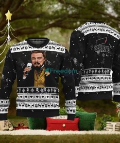 Leonardo Dicaprio Drink Beer Carling Black Funny Ugly Christmas Sweater Gift For Fans