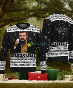 Leonardo Dicaprio Drink Beer Carling Black Ugly Christmas Sweater