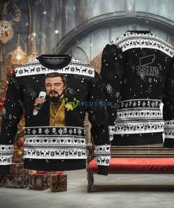 Leonardo Dicaprio Drink Beer Carling Black Ugly Christmas Sweater