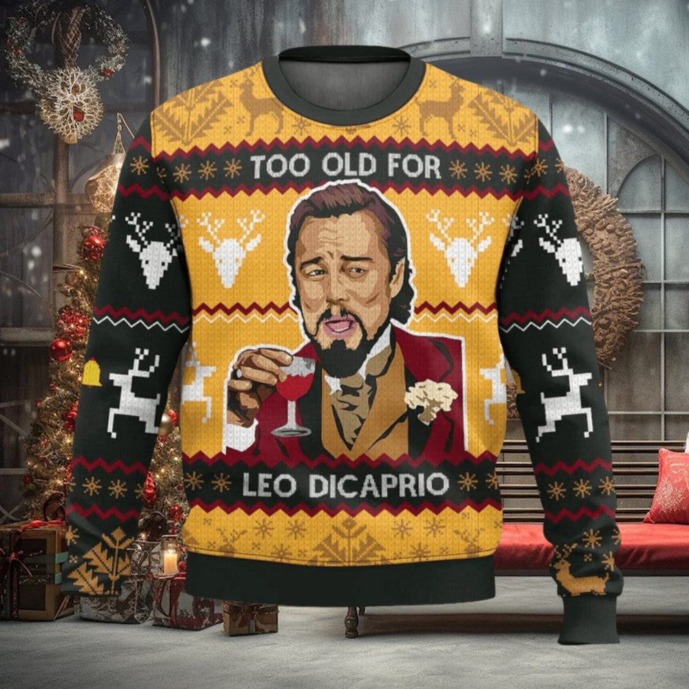 Leonardo Dicaprio Ugly Christmas Sweater 2023 Christmas Gift For