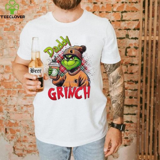 Leopard Daddy Grinch Xmas Shirt