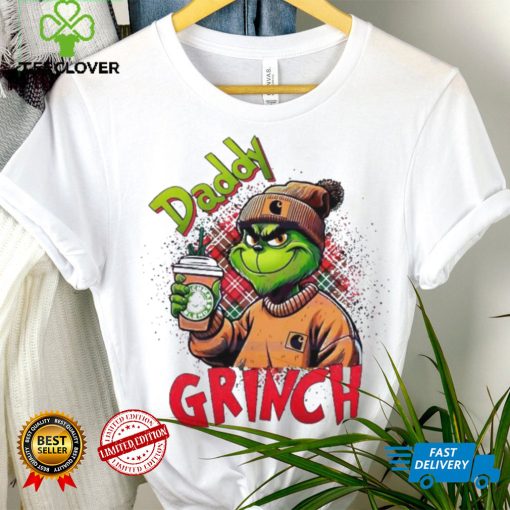 Leopard Daddy Grinch Xmas Shirt