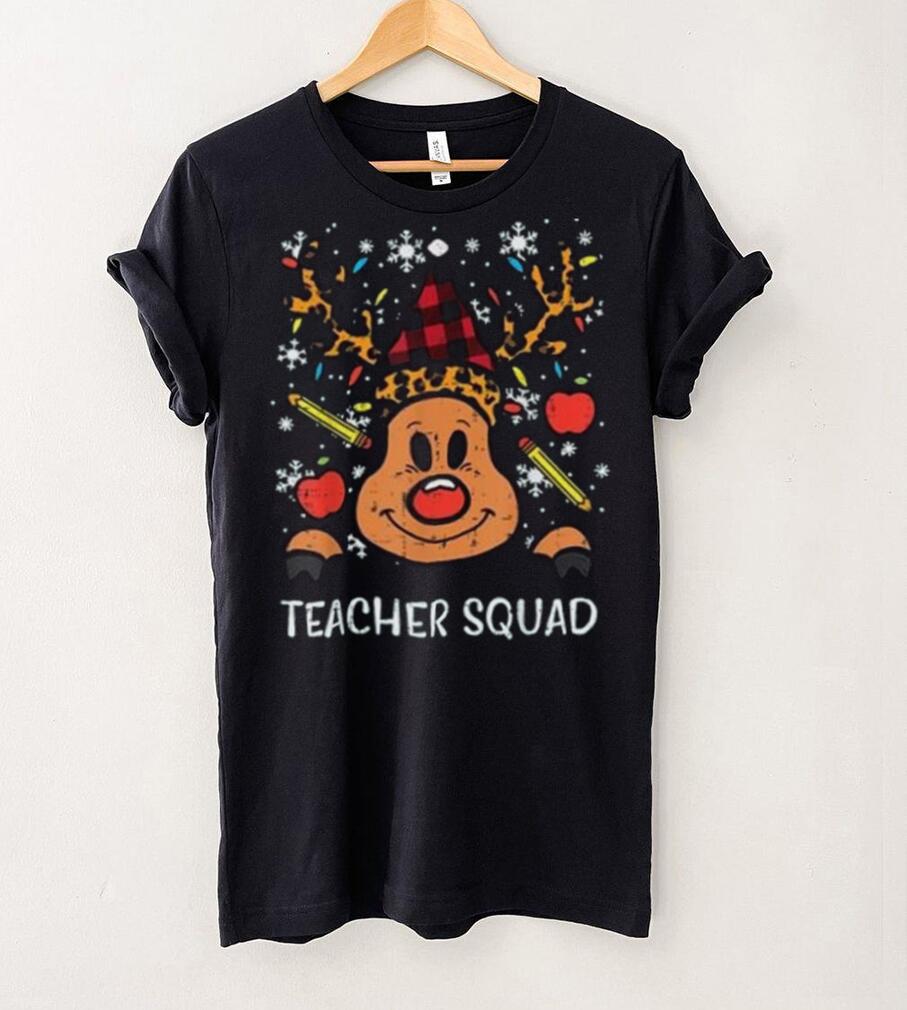 Leopard Plaid Reindeer Teacher Squad Christmas Xmas Women Unisex Shirt Leopard Plaid Reindeer Teacher Squad Christmas Xmas Women Unisex Shirt