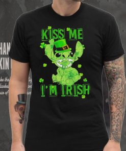 Leprechaun Stitch kiss me I’m Irish St. Patrick’s day shirt